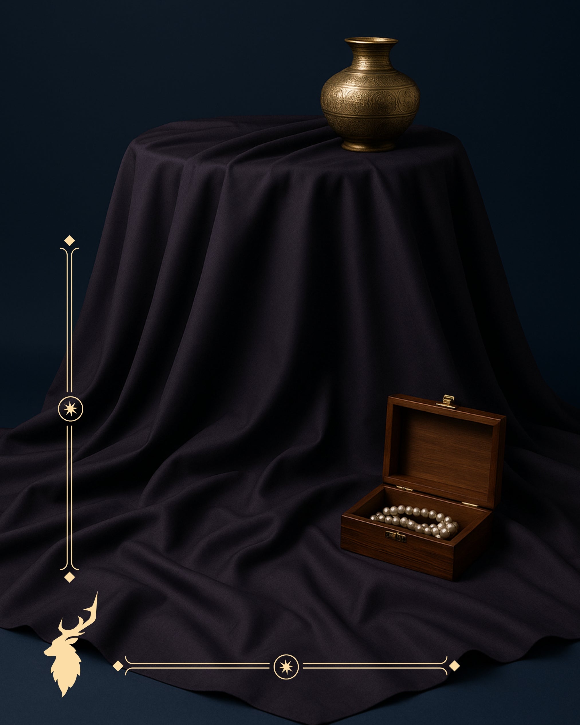 Black | Boski Finish fabric