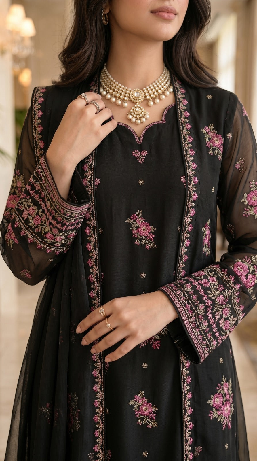KAJAL | Unstitched Suit 3 Pcs